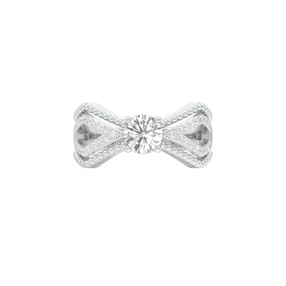 DLR001793 18 KT / White Gold / 22