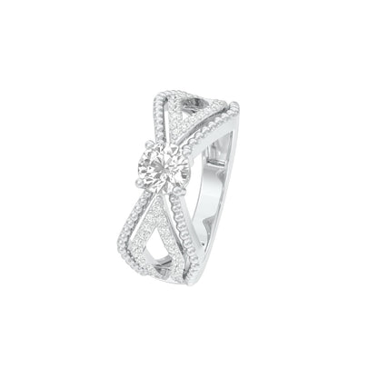 DLR001793 18 KT / White Gold / 22
