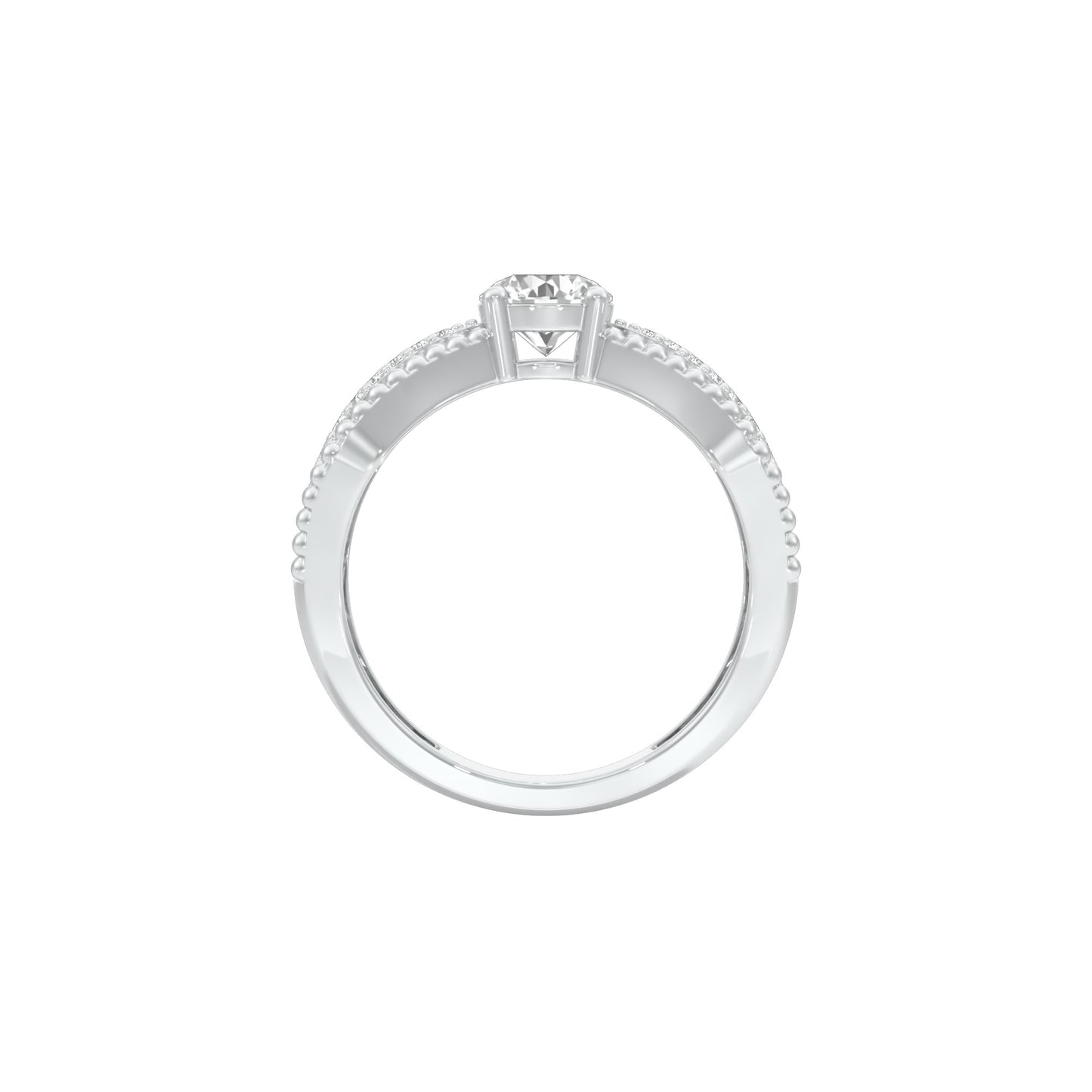 DLR001793 18 KT / White Gold / 22