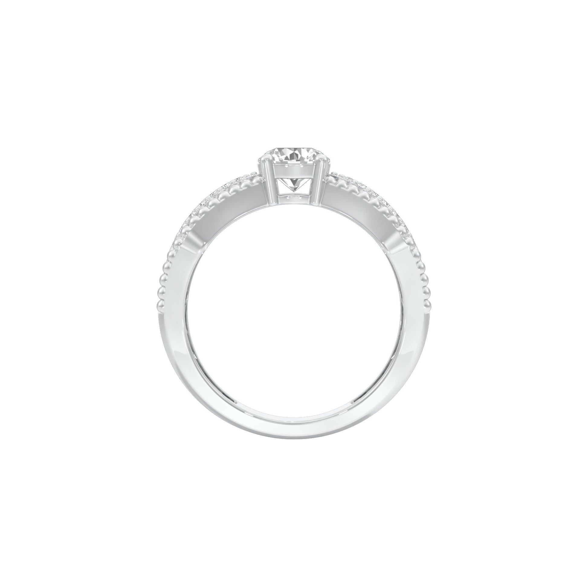DLR001793 18 KT / White Gold / 22