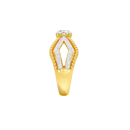 DLR001793 18 KT / Yellow Gold / 22