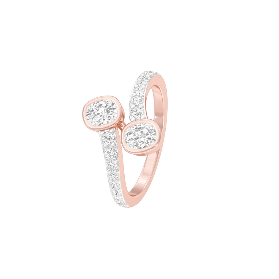 DLR001795 18 KT / Rose Gold / 22