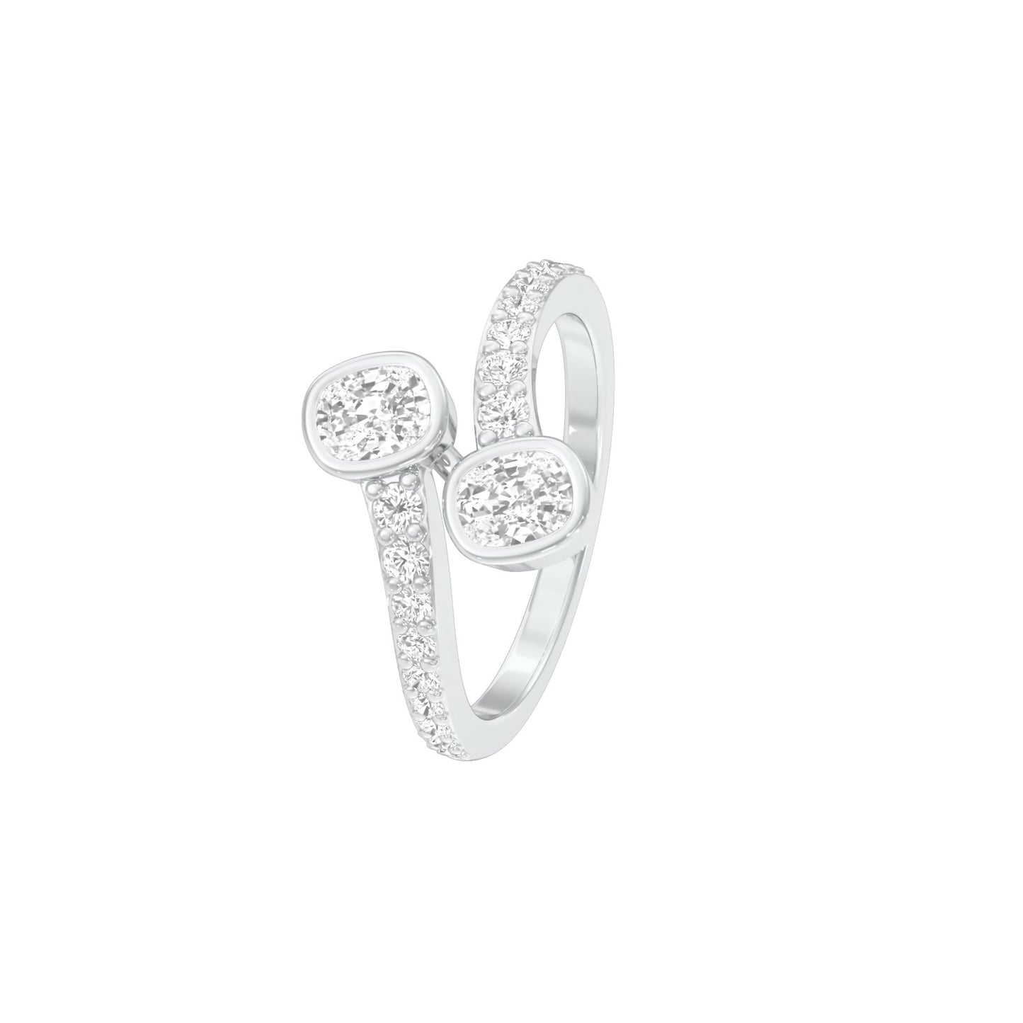 DLR001795 18 KT / White Gold / 22