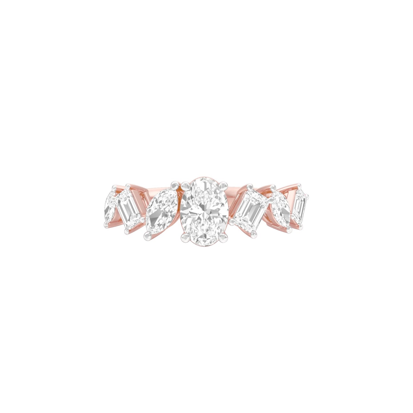DLR001798 18 KT / Rose Gold / 22
