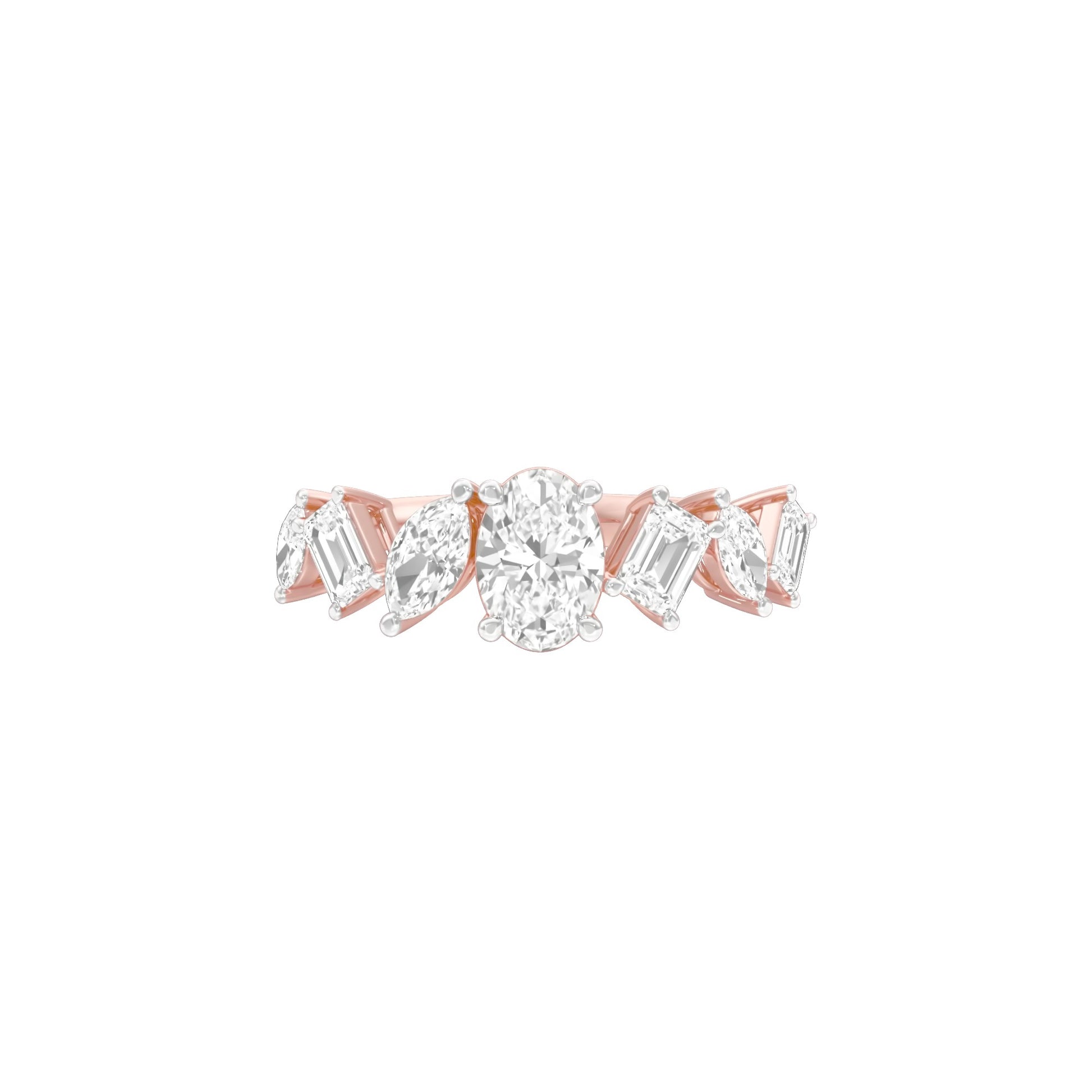 DLR001798 18 KT / Rose Gold / 22