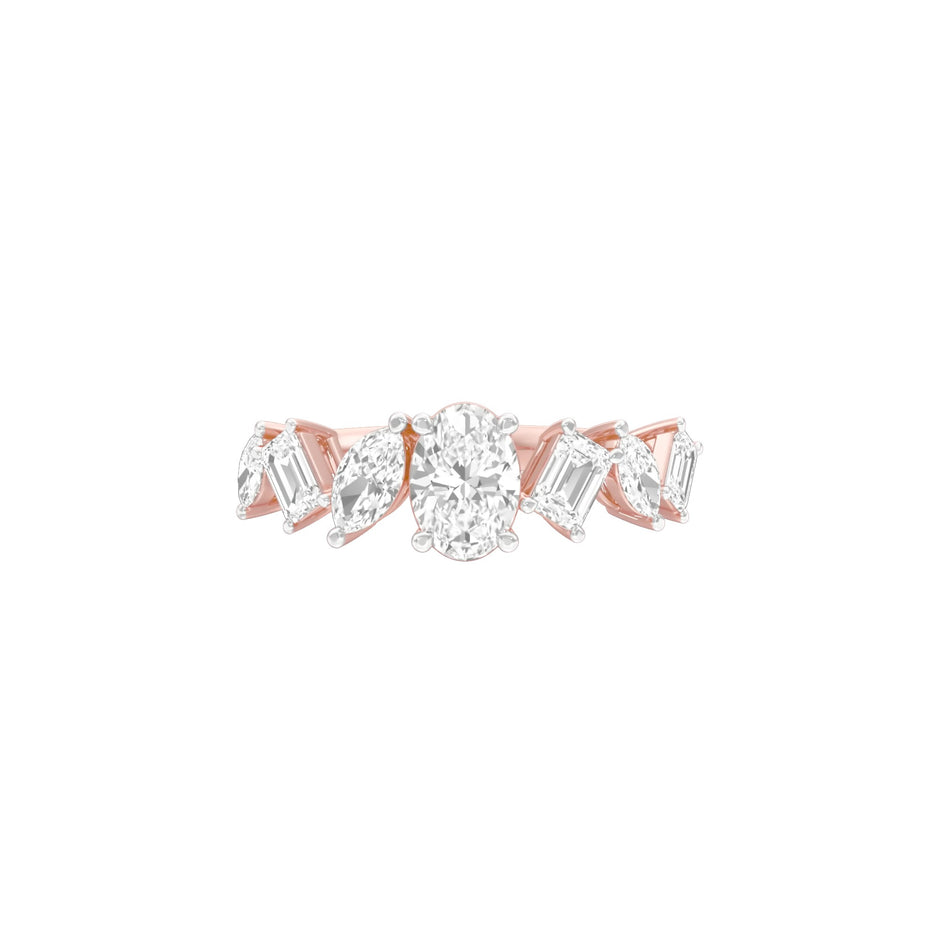 DLR001798 18 KT / Rose Gold / 22