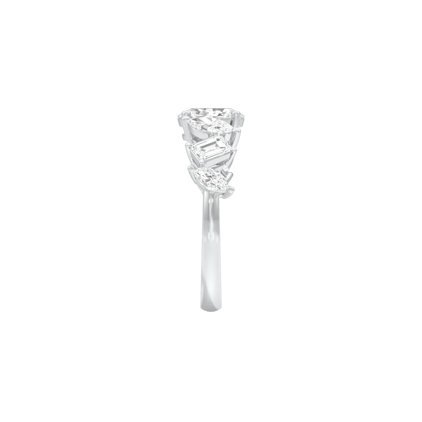 DLR001798 18 KT / White Gold / 22