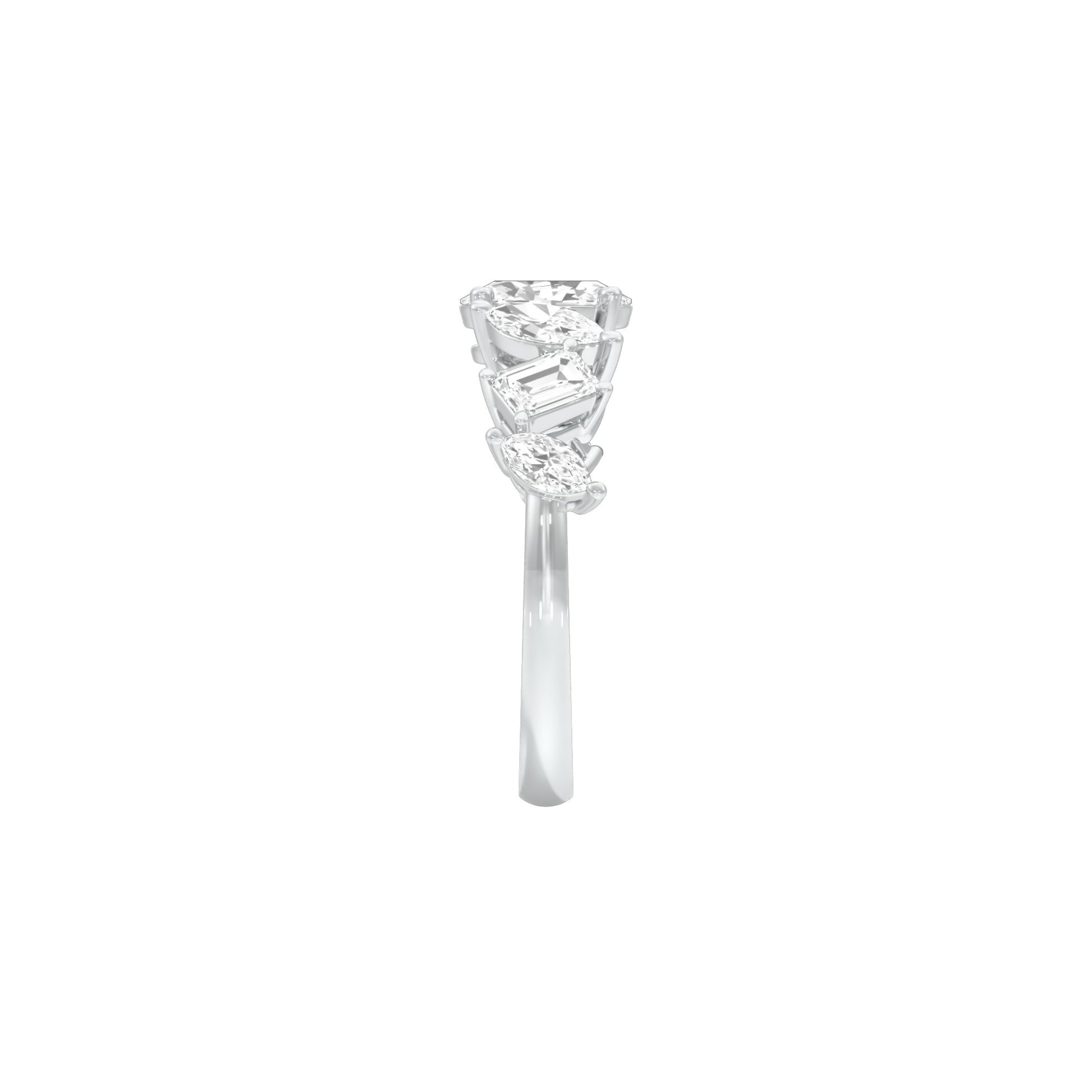 DLR001798 18 KT / White Gold / 22