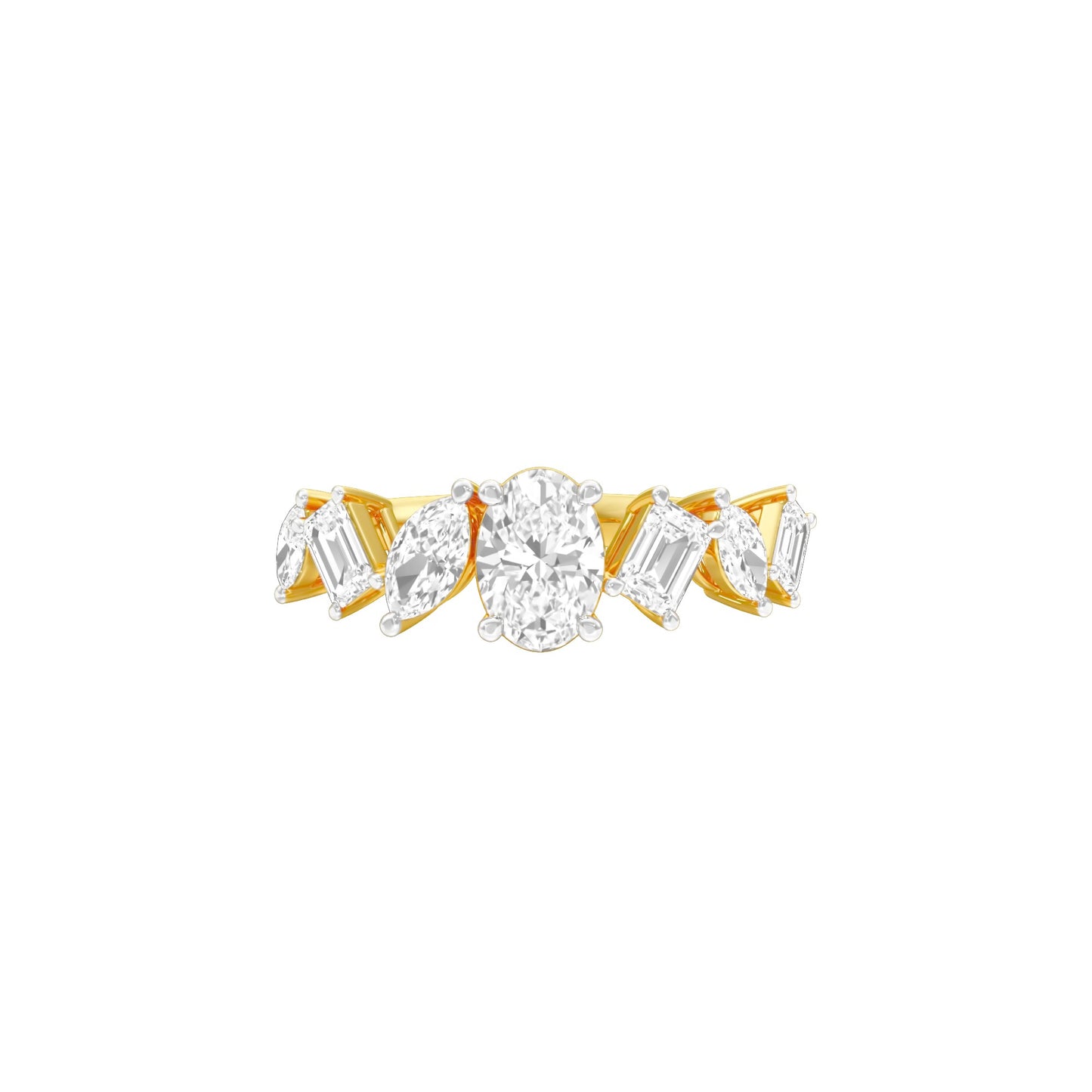 DLR001798 18 KT / Yellow Gold / 22