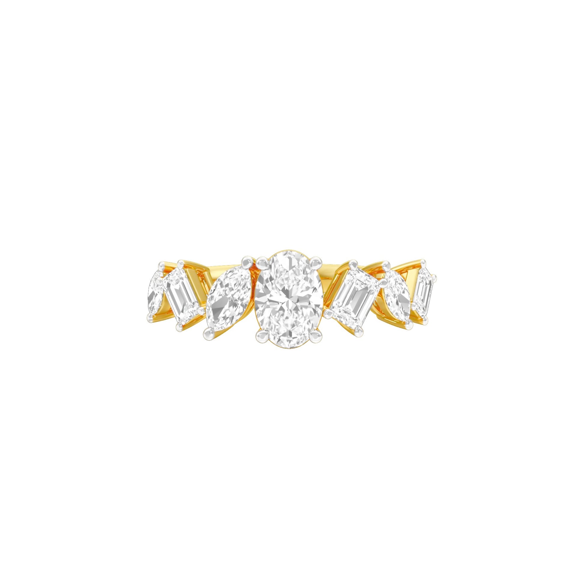 DLR001798 18 KT / Yellow Gold / 22