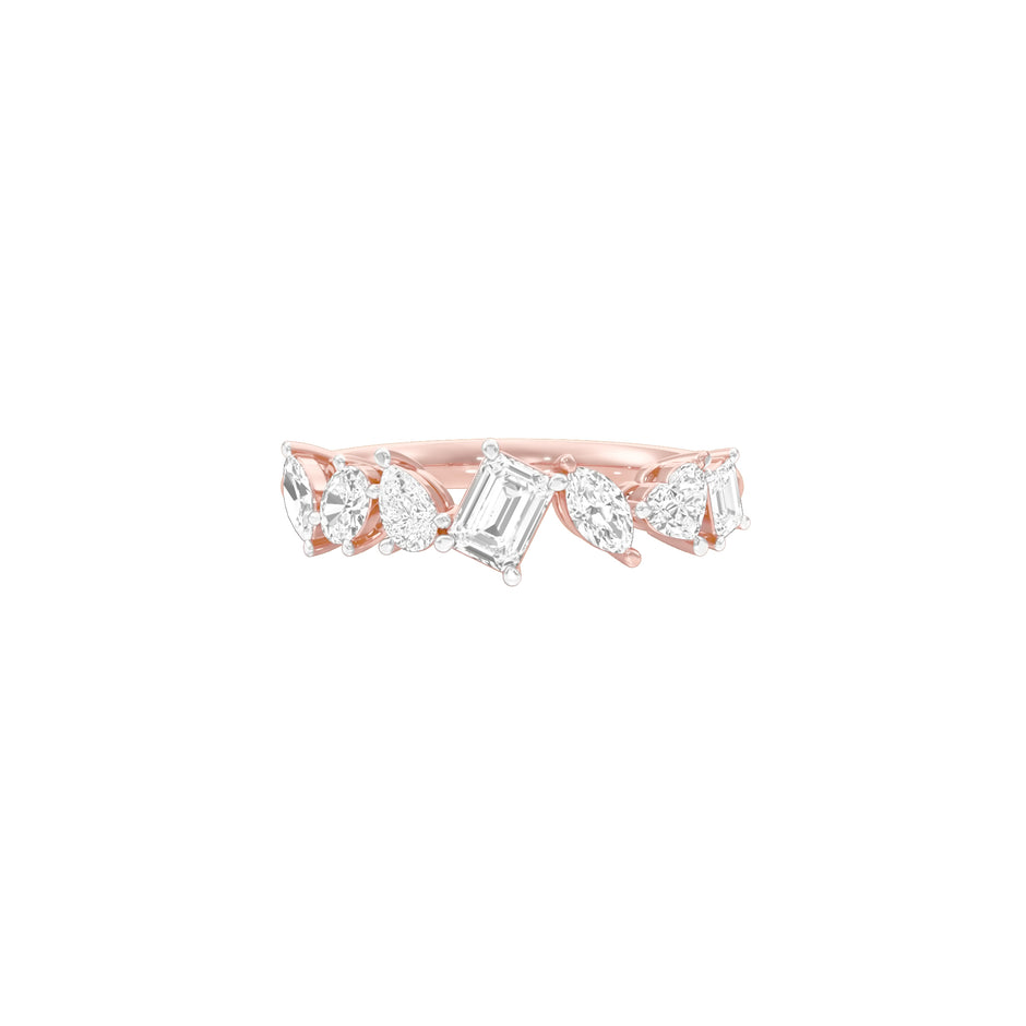 Forever Flair Diamond Ring 18 KT / Rose Gold / 18
