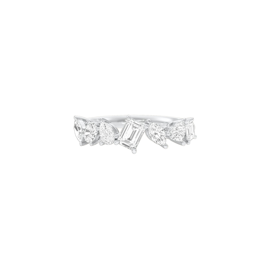 Forever Flair Diamond Ring 18 KT / White Gold / 18