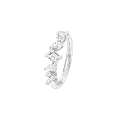 Forever Flair Diamond Ring 18 KT / White Gold / 18
