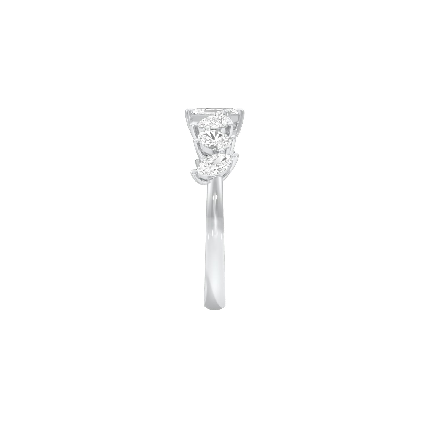 Forever Flair Diamond Ring 18 KT / White Gold / 18