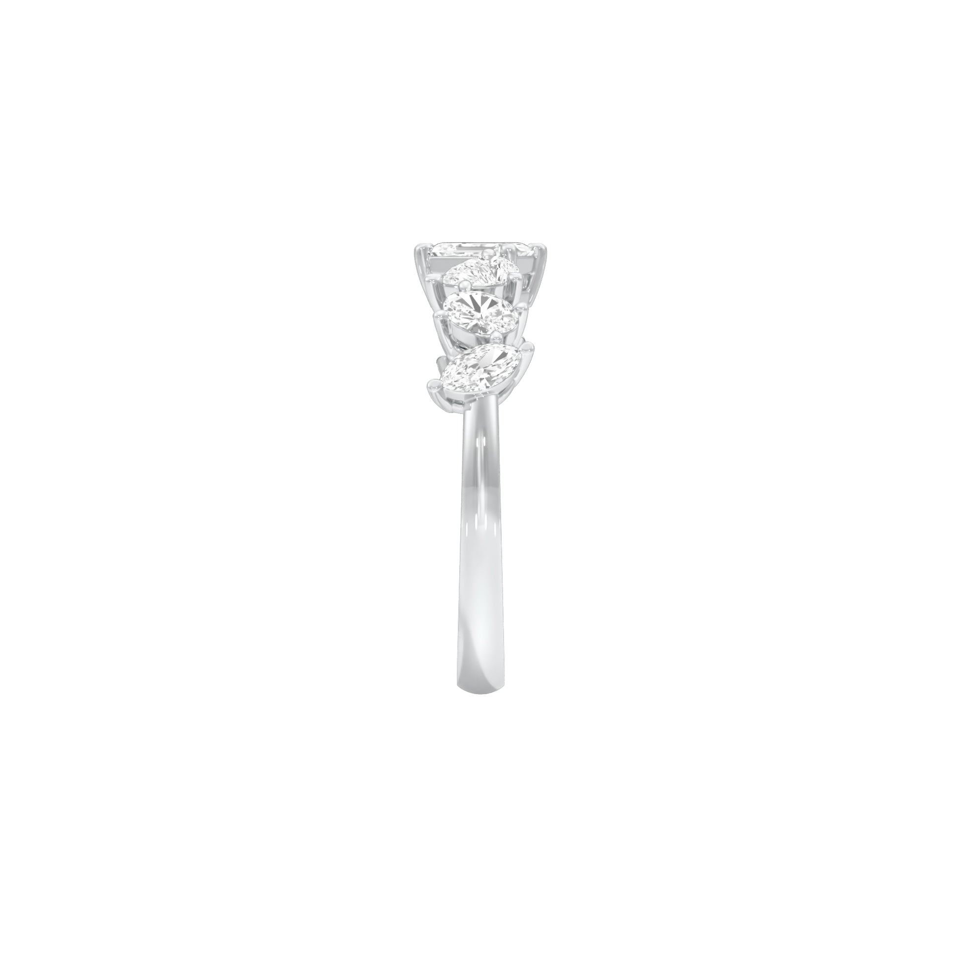 Forever Flair Diamond Ring 18 KT / White Gold / 18