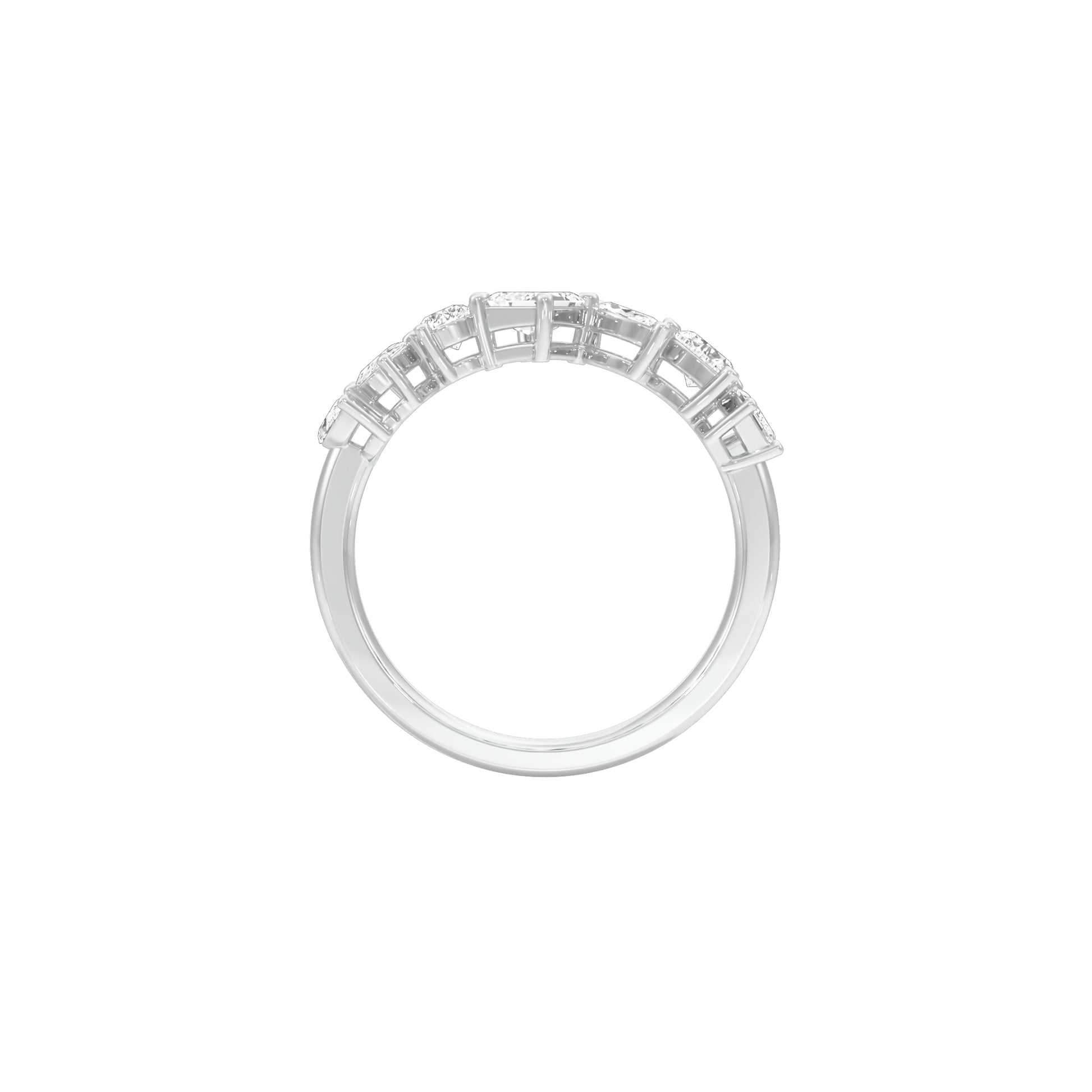 Forever Flair Diamond Ring 18 KT / White Gold / 18