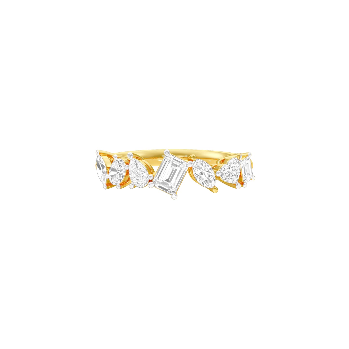 Forever Flair Diamond Ring 18 KT / Yellow Gold / 18