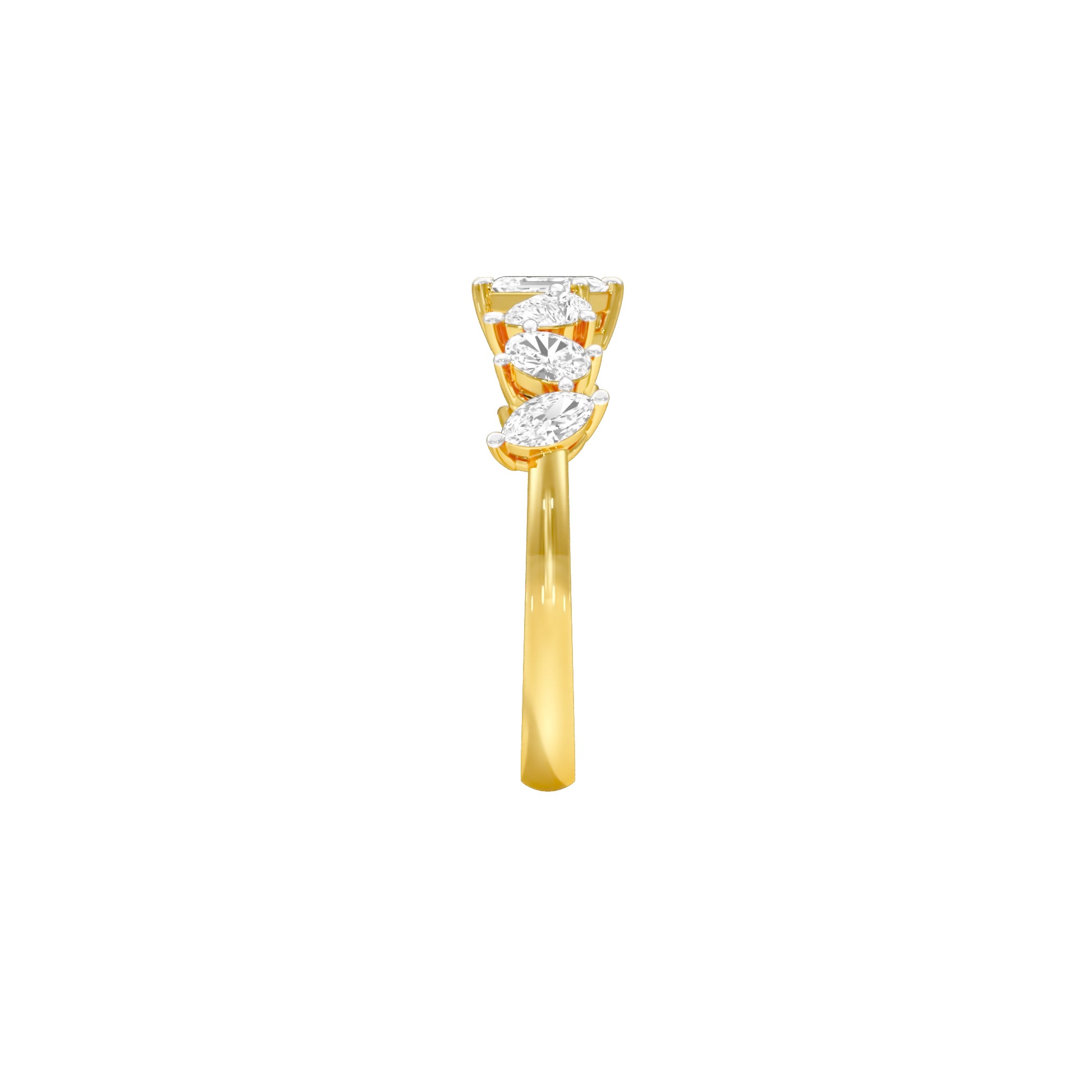 Forever Flair Diamond Ring 18 KT / Yellow Gold / 18