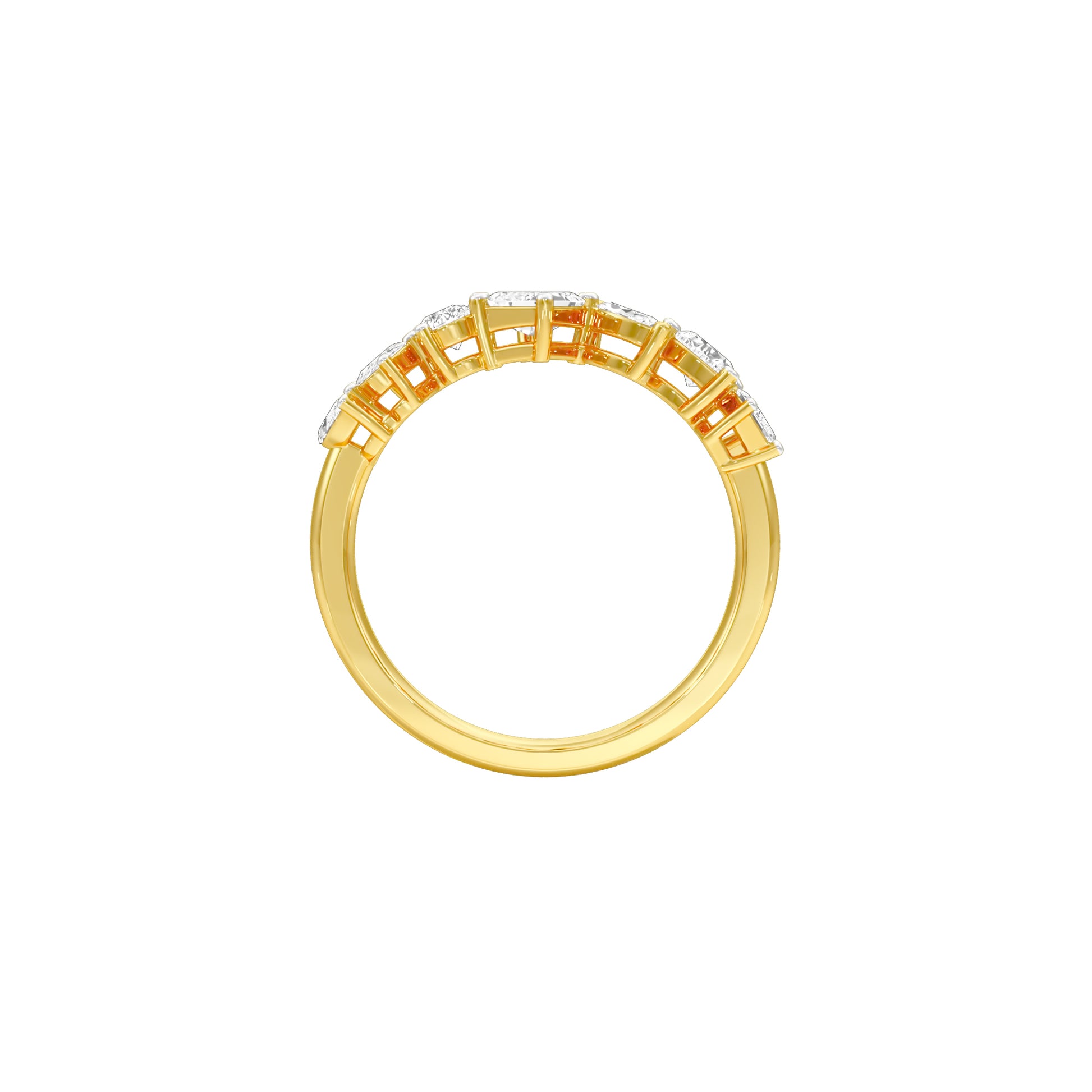 Forever Flair Diamond Ring 18 KT / Yellow Gold / 18