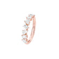 Radiant Mosaic Mixed Diamond Ring 18 KT / Rose Gold / 18