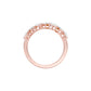Radiant Mosaic Mixed Diamond Ring 18 KT / Rose Gold / 18