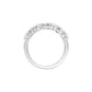 Radiant Mosaic Mixed Diamond Ring 18 KT / White Gold / 18