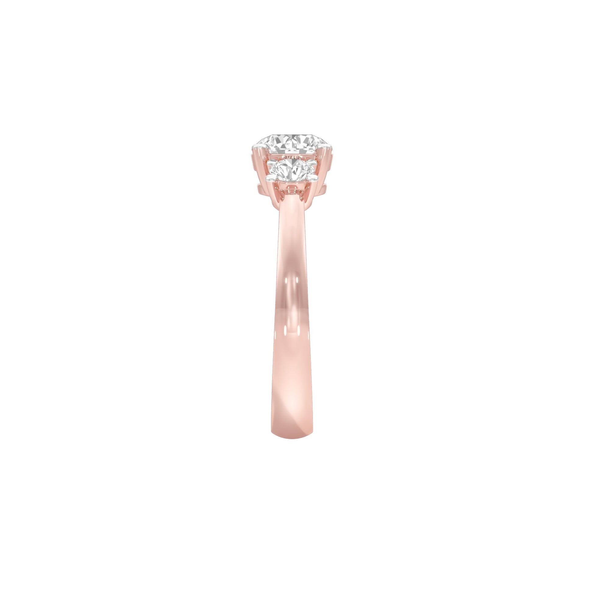 Love Endures Diamond Engagement Ring 18 KT / Rose Gold / 18
