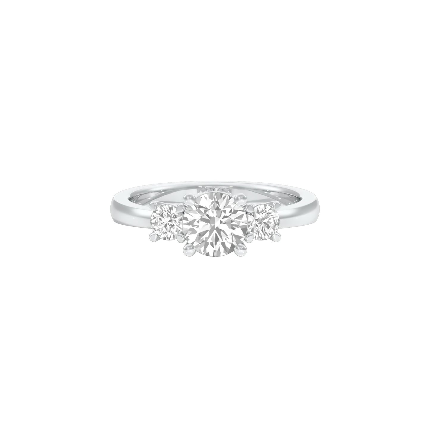 Love Endures Diamond Engagement Ring 18 KT / White Gold / 18