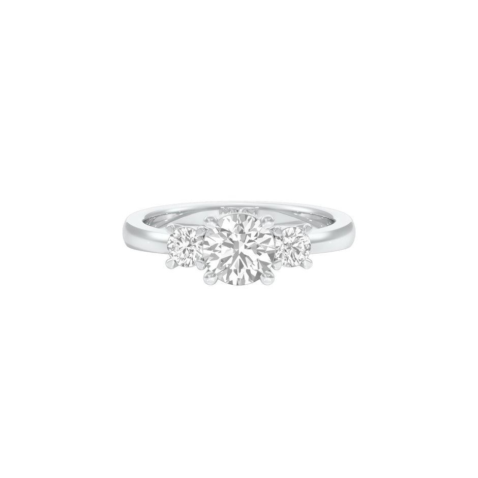 Love Endures Diamond Engagement Ring 18 KT / White Gold / 18