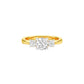 Love Endures Diamond Engagement Ring 18 KT / Yellow Gold / 18