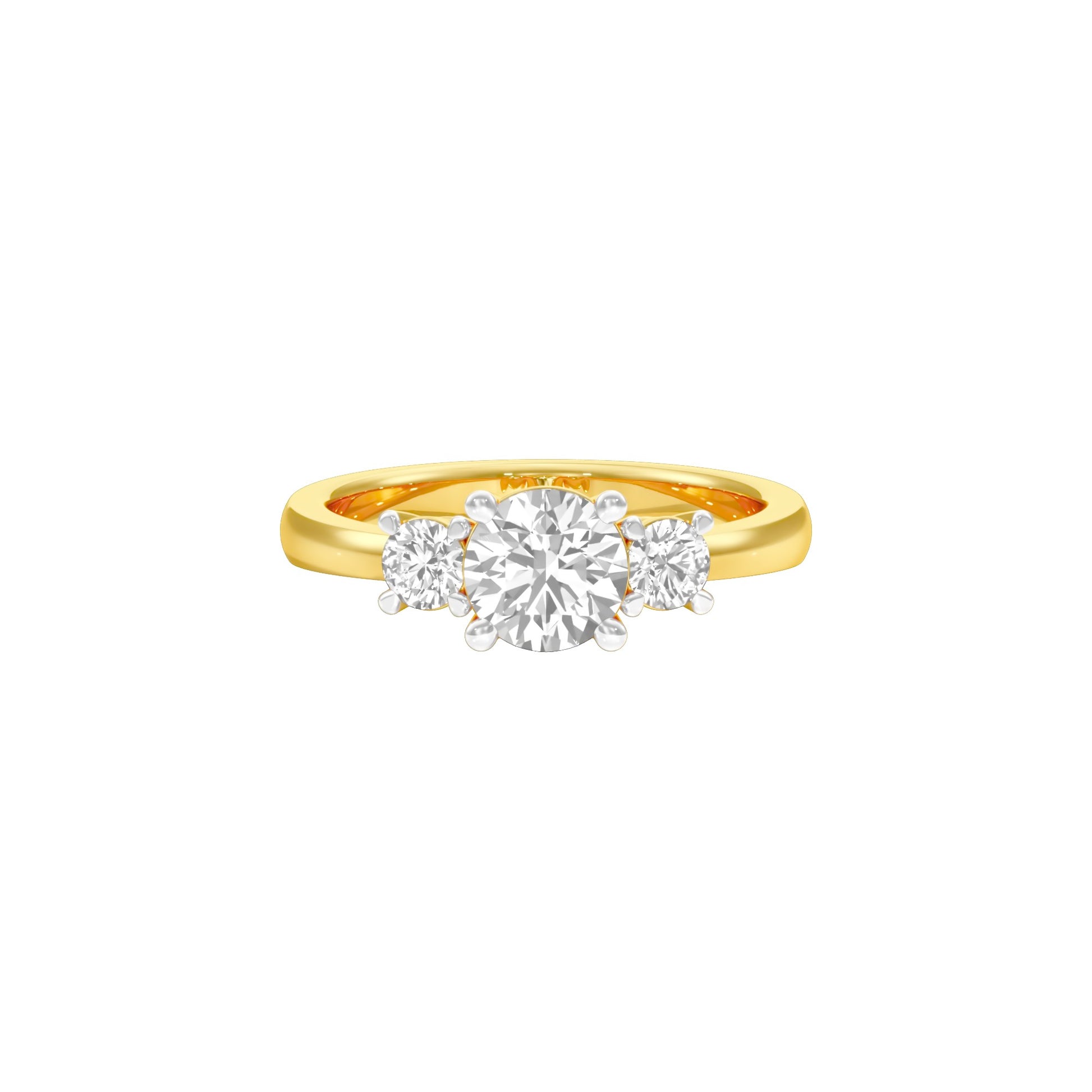 Love Endures Diamond Engagement Ring 18 KT / Yellow Gold / 18