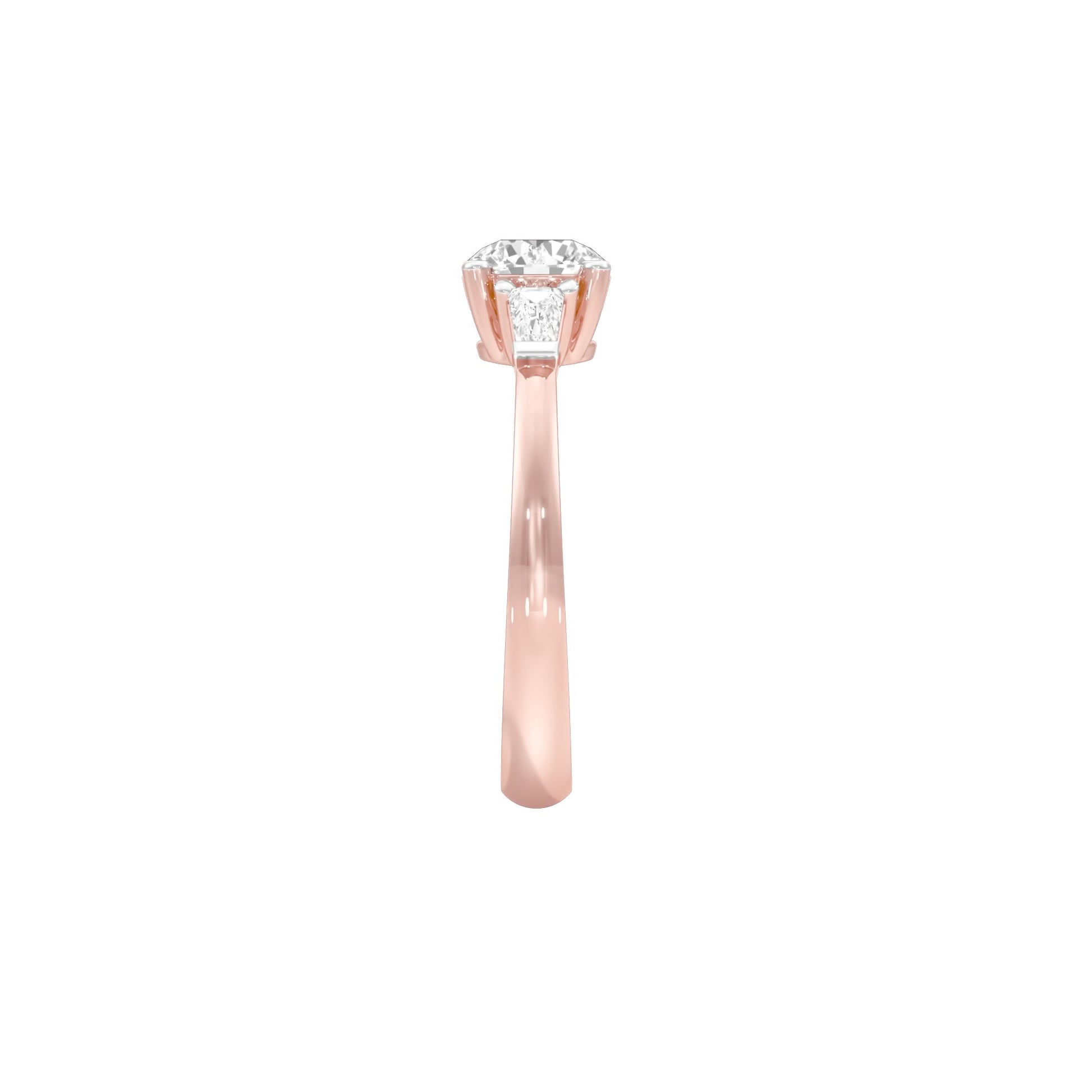 We Are One Diamond Engagement Ring 18 KT / Rose Gold / 18