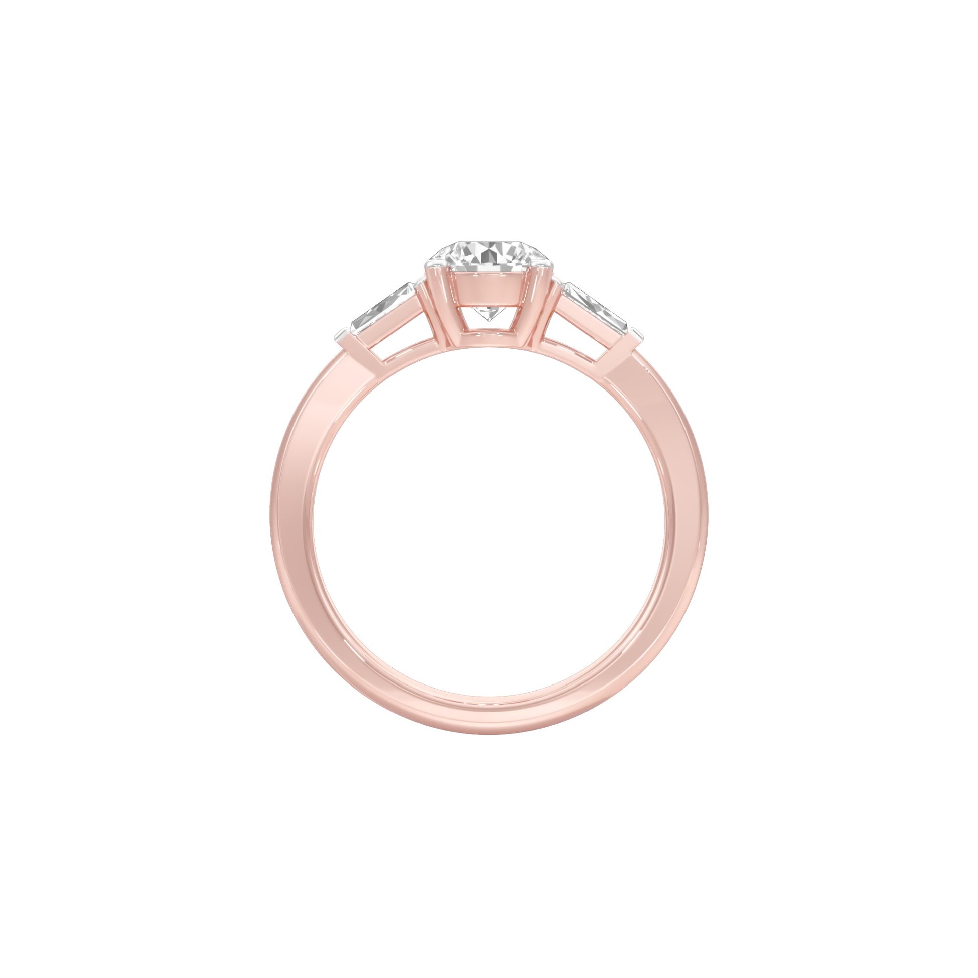 We Are One Diamond Engagement Ring 18 KT / Rose Gold / 18