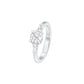 We Are One Diamond Engagement Ring 18 KT / White Gold / 18