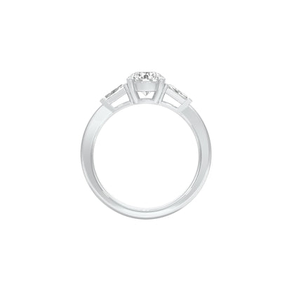 We Are One Diamond Engagement Ring 18 KT / White Gold / 18