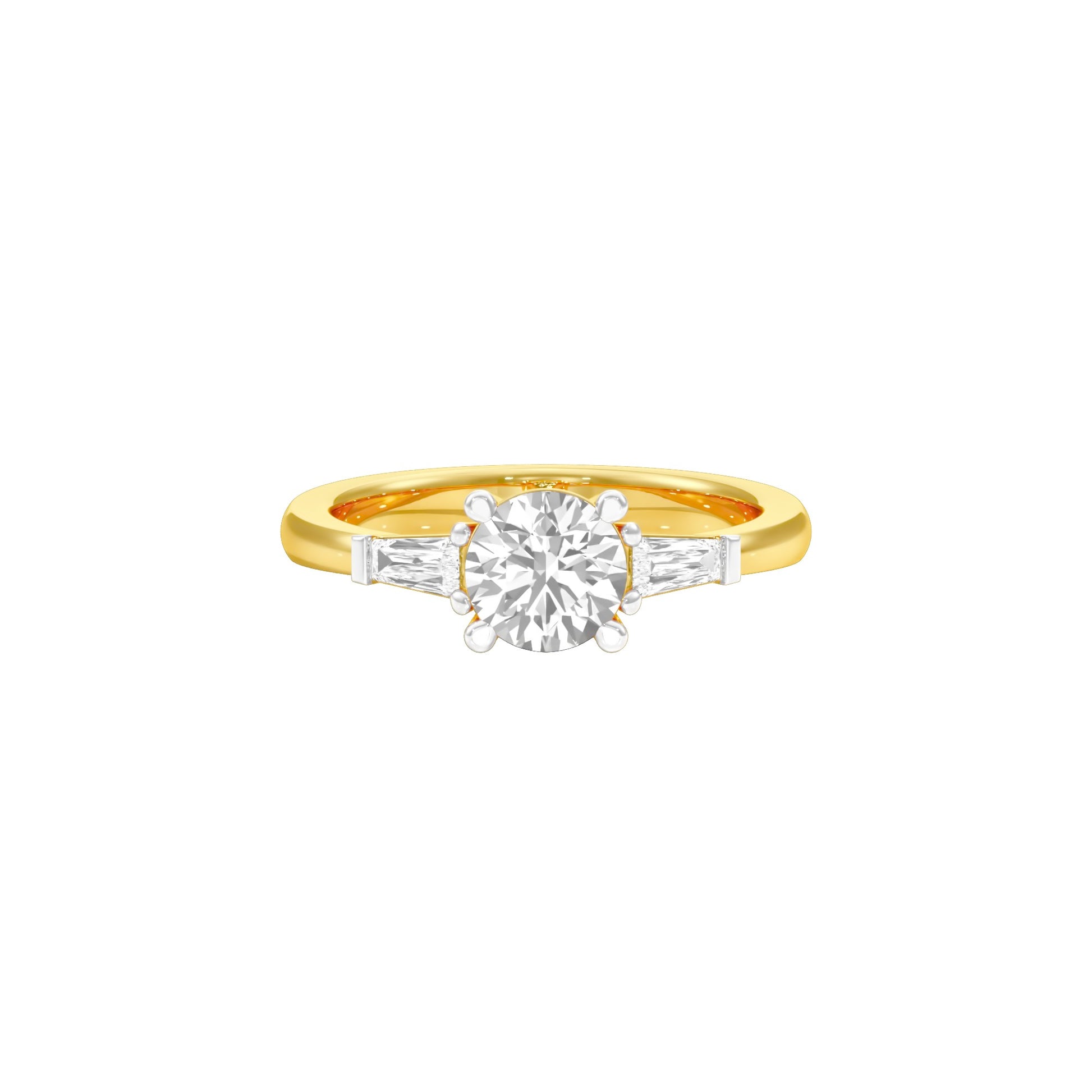 We Are One Diamond Engagement Ring 18 KT / Yellow Gold / 18