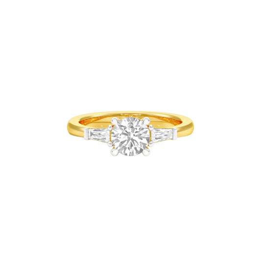 We Are One Diamond Engagement Ring 18 KT / Yellow Gold / 18
