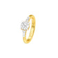 We Are One Diamond Engagement Ring 18 KT / Yellow Gold / 18