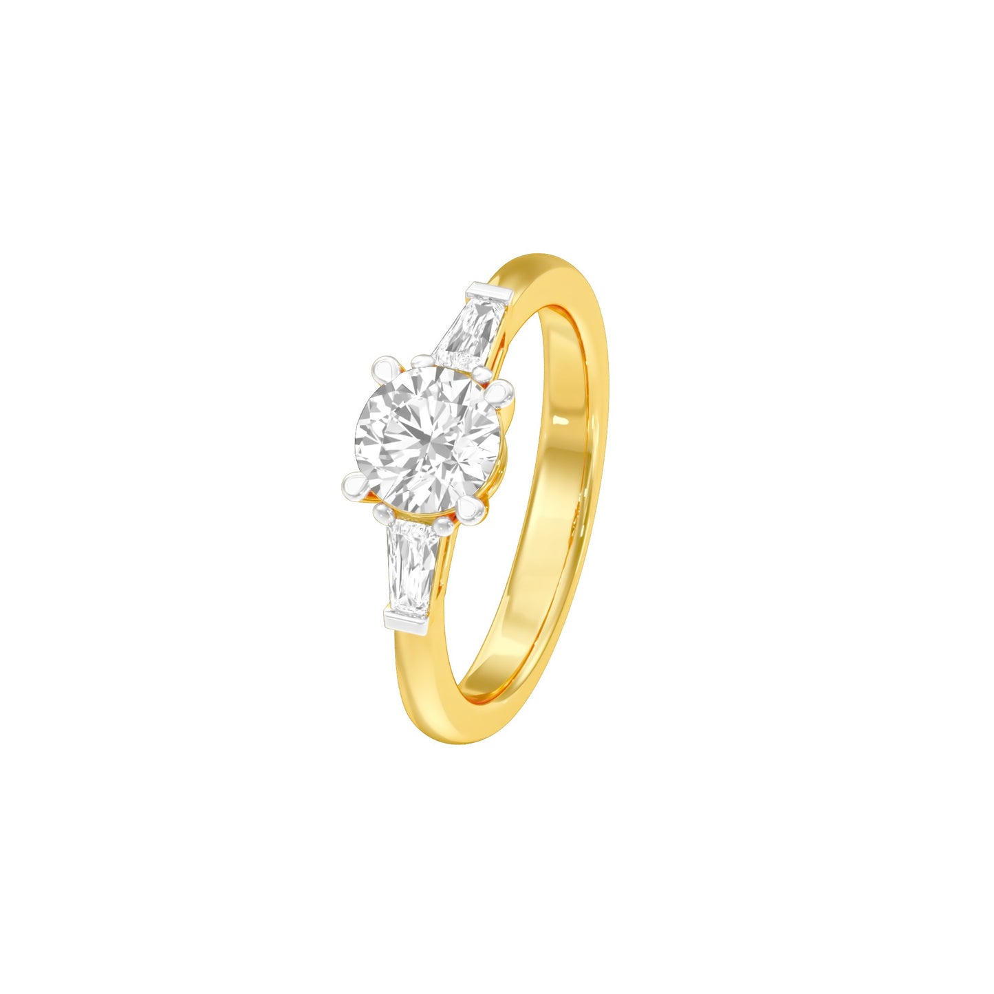 We Are One Diamond Engagement Ring 18 KT / Yellow Gold / 18