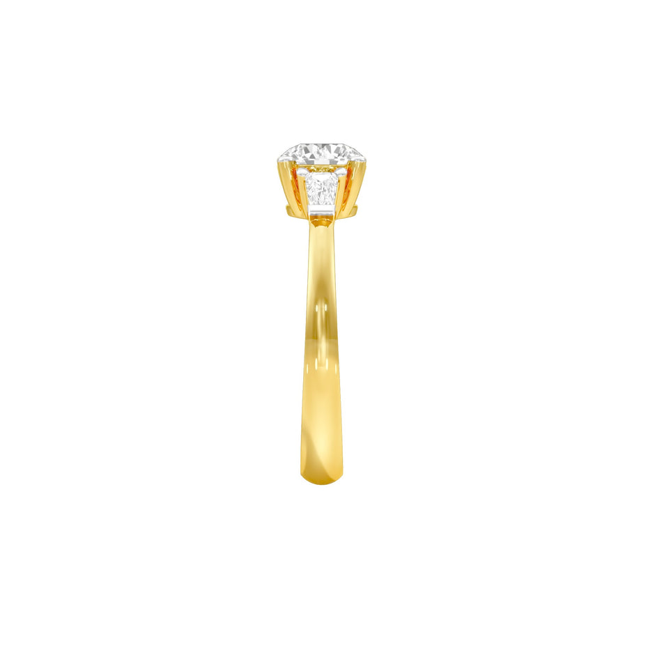 We Are One Diamond Engagement Ring 18 KT / Yellow Gold / 18