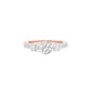 Expansive Love Diamond Engagement Ring 18 KT / Rose Gold / 18