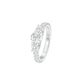 Expansive Love Diamond Engagement Ring 18 KT / White Gold / 18