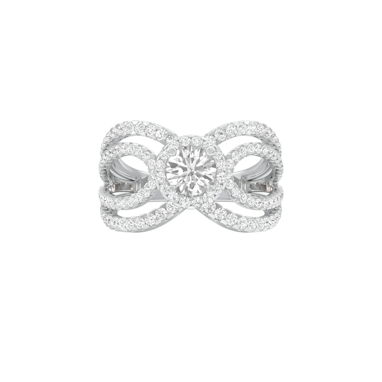 DLR001808 18 KT / White Gold / 22