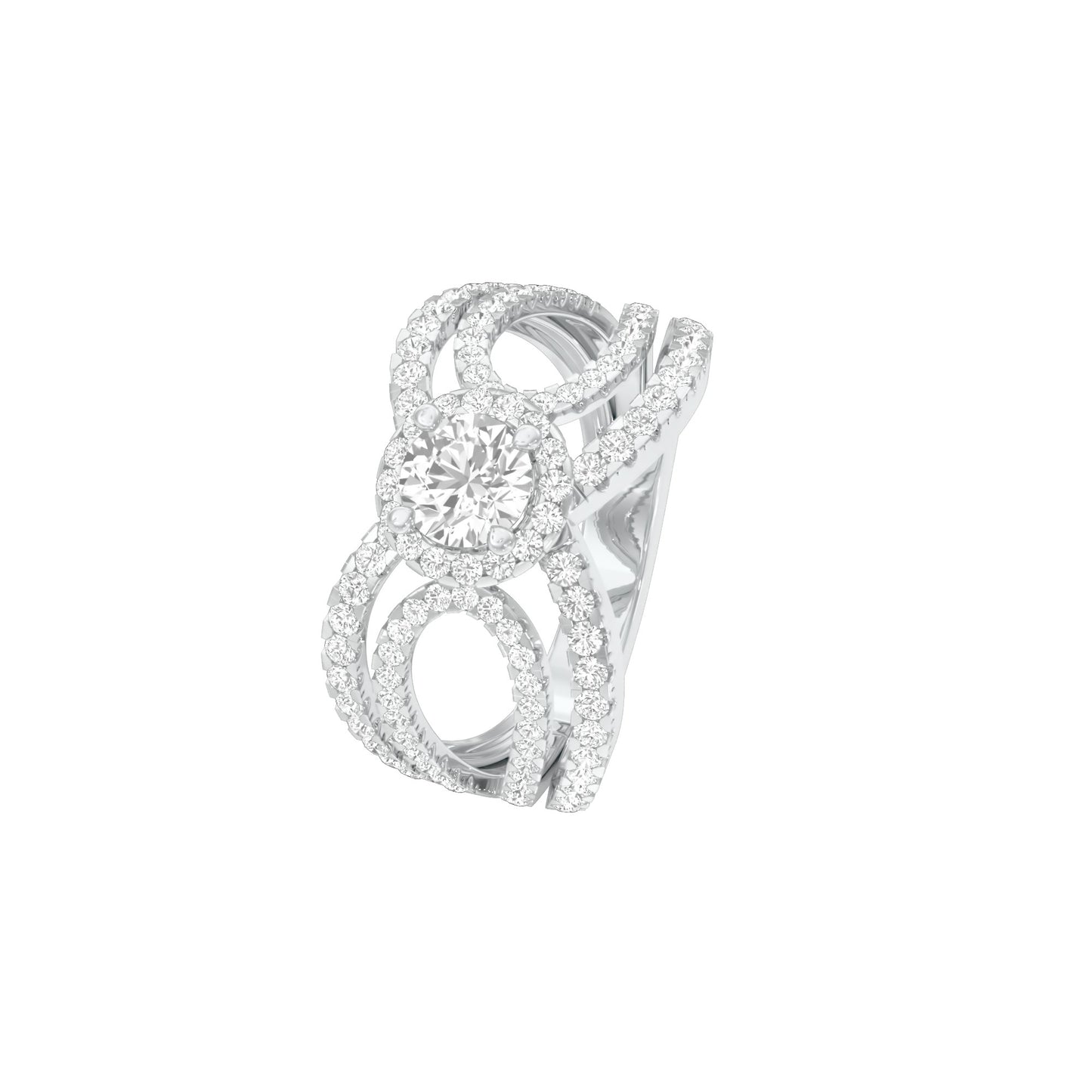 DLR001808 18 KT / White Gold / 22