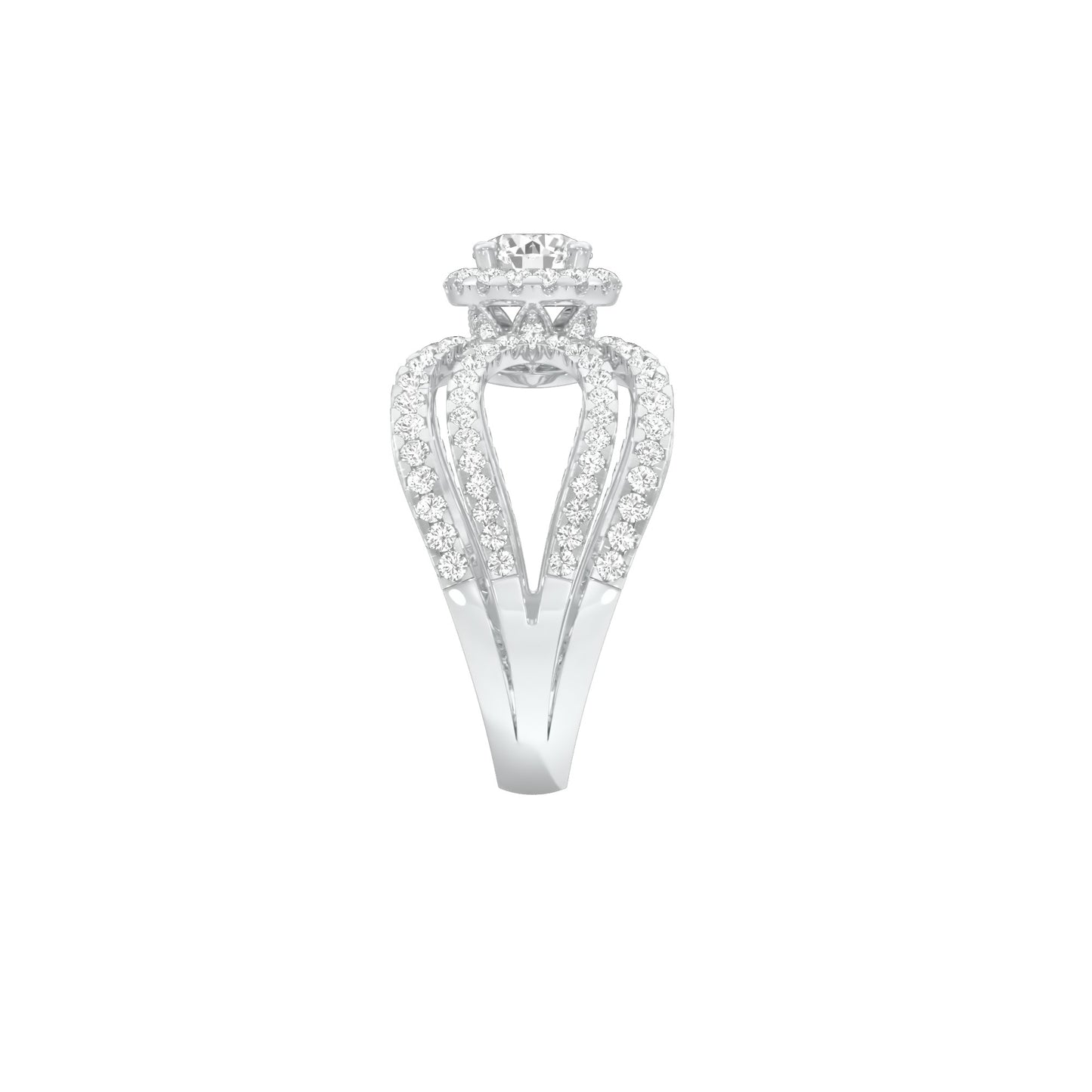DLR001808 18 KT / White Gold / 22