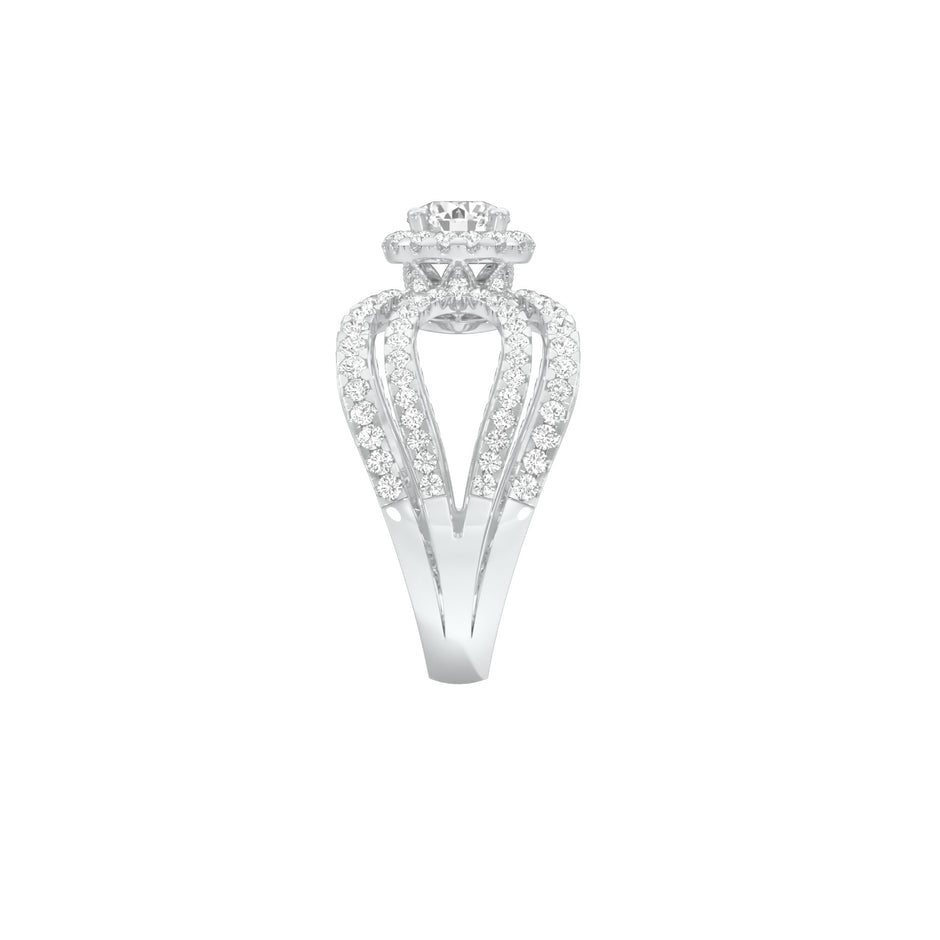 DLR001808 18 KT / White Gold / 22