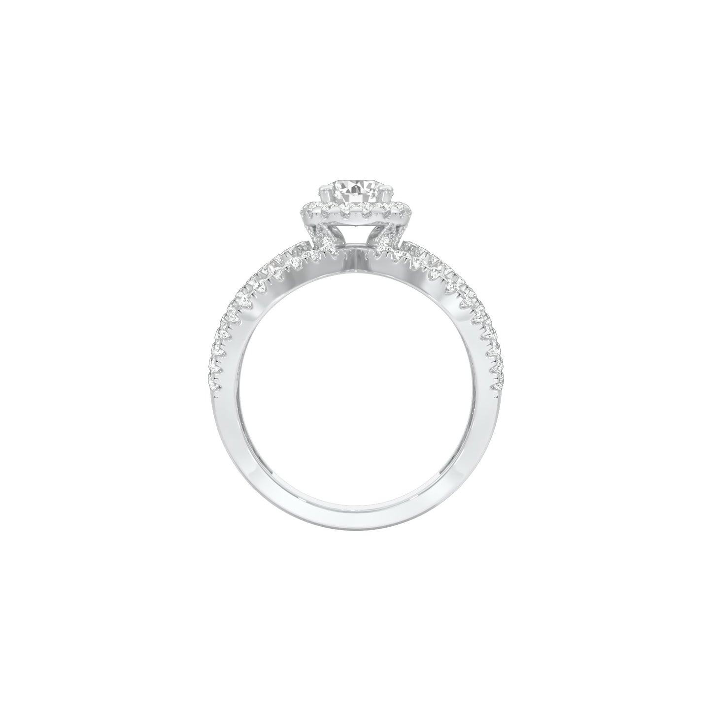DLR001808 18 KT / White Gold / 22