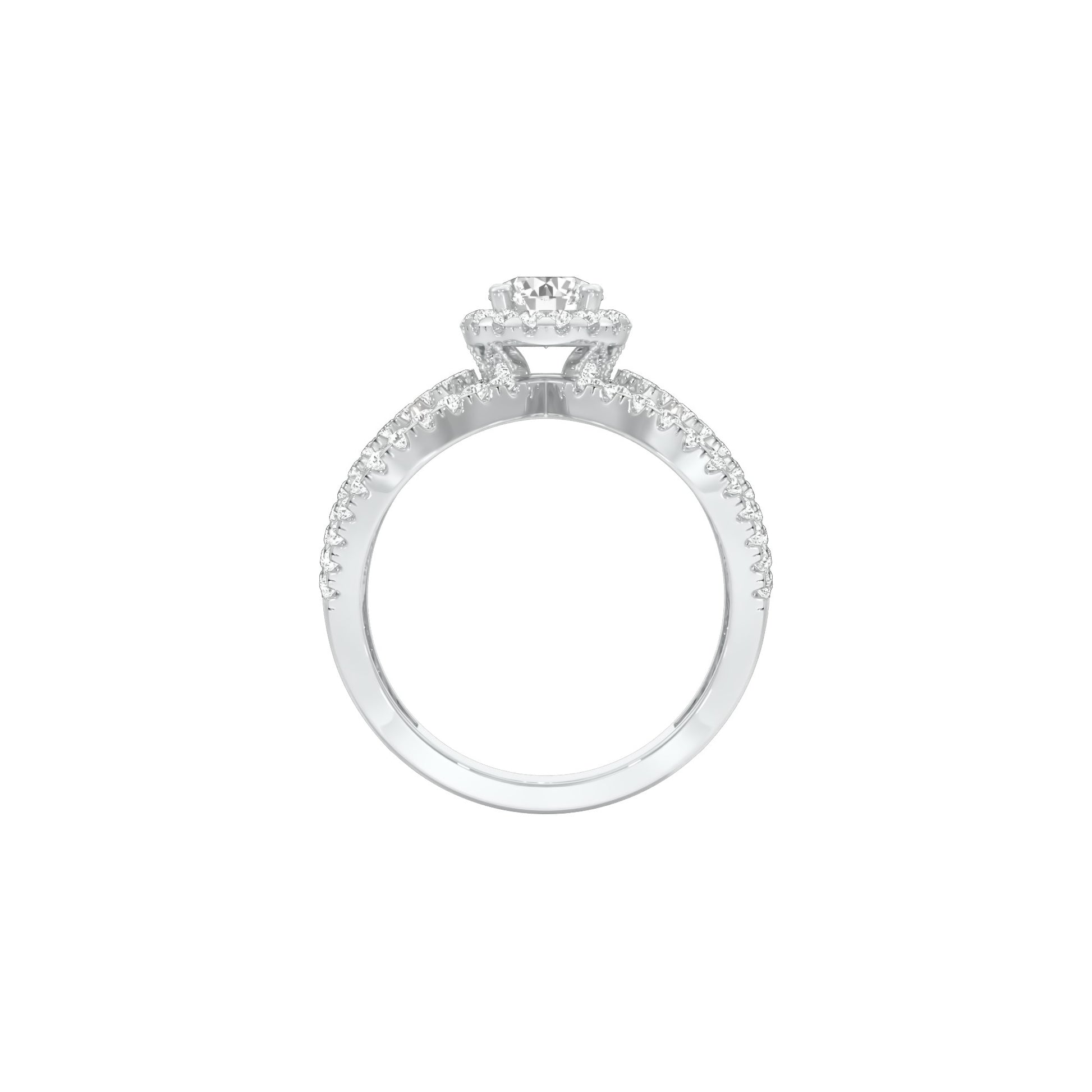 DLR001808 18 KT / White Gold / 22