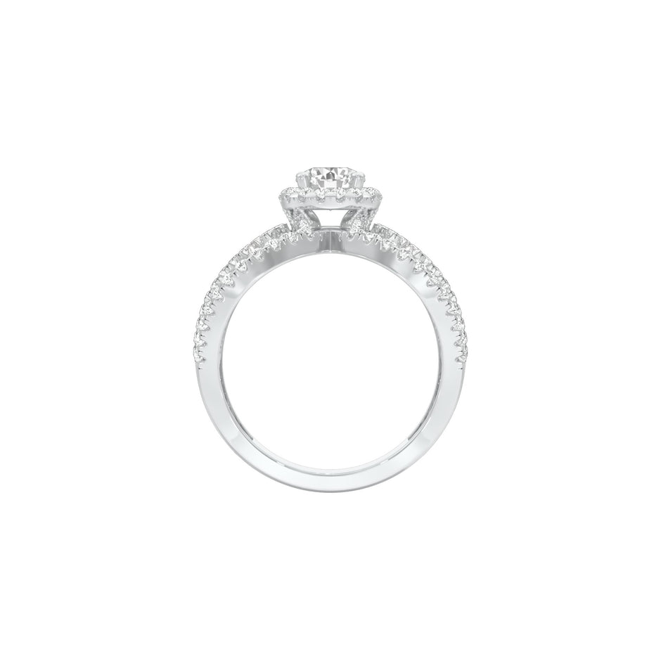 DLR001808 18 KT / White Gold / 22