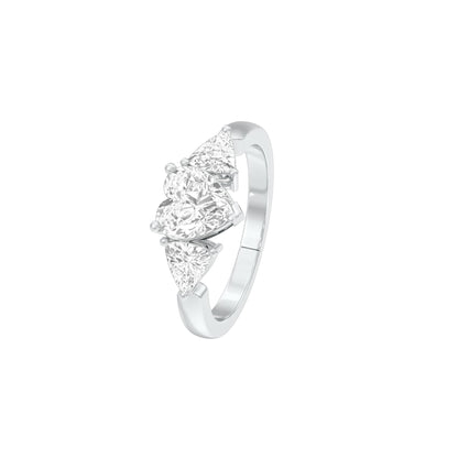 DLR001809 18 KT / White Gold / 22